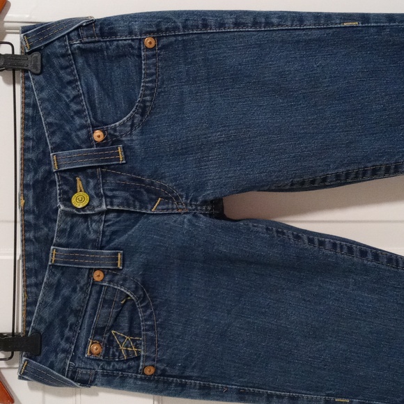 👖VTG True Religion👖 - Johnny Dark Wash Bootcut Flared Jeans - Picture 5 of 14